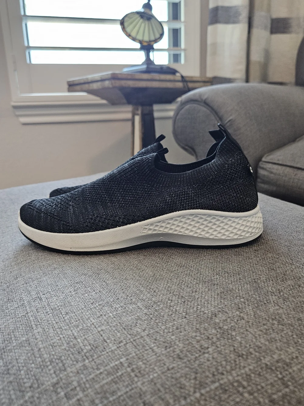 Tommy Bahama Black Slip-On Athletic Sneakers